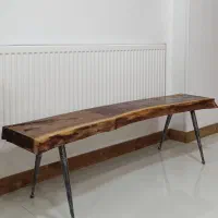 نیمکت چوبی با چوب وزگ