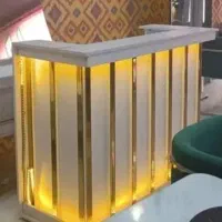 میز منشی کانتر  با فایل  سه  کشو