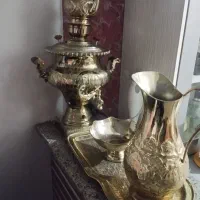 ست کامل سینی سماور پارچ و قوری آبطلا