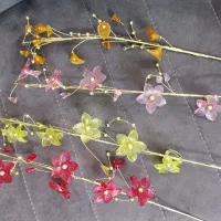 گل کریستال شاخه ای چند رنگ