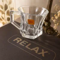 لیوان کریستالی شیک/ طرح خارجی RELAX / نو