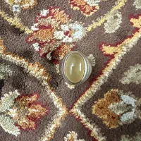 انگشتر قدیمی دستساز ، عقیق کهنه یمنی آبدار