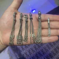 منگوله های نقره سر تسبیح نقره