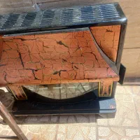 فروشی بخاری طرح شومینه ودوعدد فرش ۱/5در۲/۵
