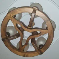 لوستر چوبی