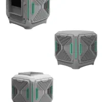 ایرومکس کولر  آبی در سایزهای مختلف