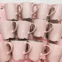 جای دستمال فلزی شلف ماگ آیکیا ایکیا سفید صورتی رز