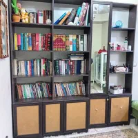 کتابخانه آینه دار دوتکه