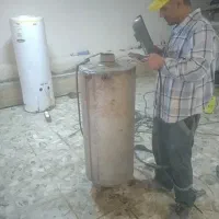 جوشکاری درب پنجره شاخ گوزنی و ابگرمکن  .. درخدمتیم