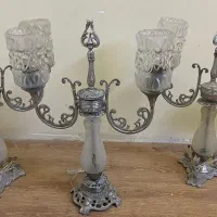 سه عدد شمعدان قدیمی خاص