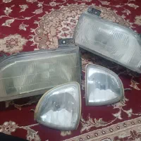 یک جفت چراغ جلو پراید131صبا سالم