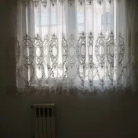 پرده توری همراه با آستری