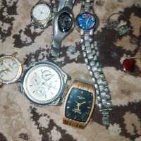 6عدد ساعت و2عدد انگشتر قدیمی