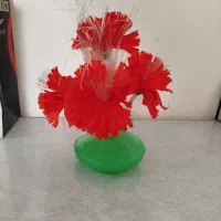 گل مصنوعی چراغ دار