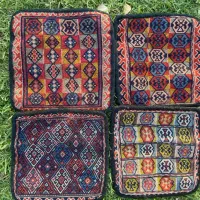 کوسن گلیم ‌و گبه دست بافت