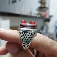 انگشتر نقره دوکوهان