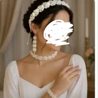 اکسسوری گردنبند و گوشواره دستبافت