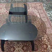 میز جلومبلی بایک عدد عسلی