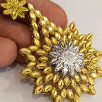 پلاک طلای مستحکم و شیک