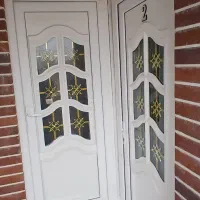 توری پلیسه درب دوجداره آلومینیوم و upvc