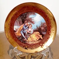 بشقاب دیوار کوب  طرح کلاسیک
