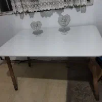 میز رستورانی 6نفره و پیشخوان