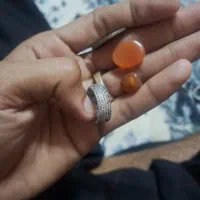 سنگ و انگشتر نقره