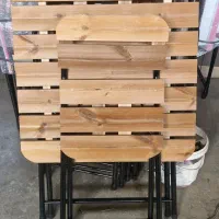 میز و صندلی تاشو ۲ و ۴ نفره کیفیت اصلی درجه یک