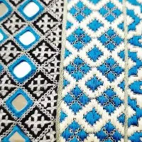 انواع آینه وزردکارچپی دوچ می دوزم