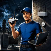 خدمات کامپیوتر نصب ویندوز نرم افزار نصب مودم درمحل
