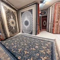 فرش۷۰۰شانه اصل کاشان۲۵۵۰تراکم نخ اکرولیک حاج حسینی