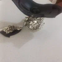 پایه ی میوه خوری روکش نقره