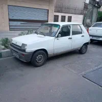 رنو ۵ سفید مدل۱۳۷۰ کارکرد کم