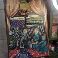 تابلو نقاشی رنگ روغن سنتی