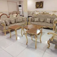 مبلمان افسون چستر ورق طلا