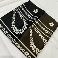 روسری ابریشم توییل وارداتی قواره ۱۴۰
