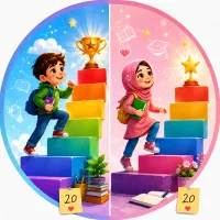 کلاس ریاضی و زبان انگلیسی