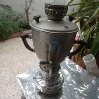 سماور نفتی تمام برنجی در حد نو بالای 4 کیلو