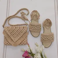 کیف و کفش مکرومه