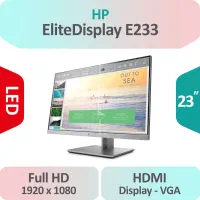 مانیتور ۲۳ اینچ ips فریم لس HP E233