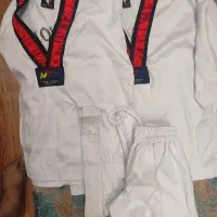 دو دست لباس تکواندو سایز نیم(استفاده نشده)