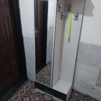 جاکفشی سالم اینه دار رنگ سفید
