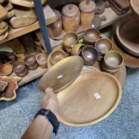 پیاله پیش دستی چوبی