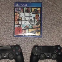 دو دسته PS4 همراه با دیسک GTA V