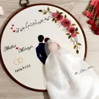 دیوارکوب گلدوزی شده بادست،سفارشی