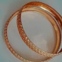 النگوطلا هندی کاملا رنگش مشابه طلا سایز 2