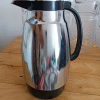 فلاسک چای استیل داخل شیشه