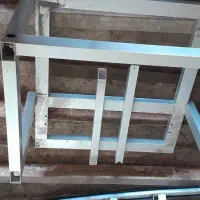 پایه وحفاظ الومینیومی کولر پنجره ای جهت نصب