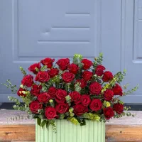 باکس گل دسته گل طبیعی