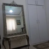 آینه کنسول مربعی برنجی بزرگ